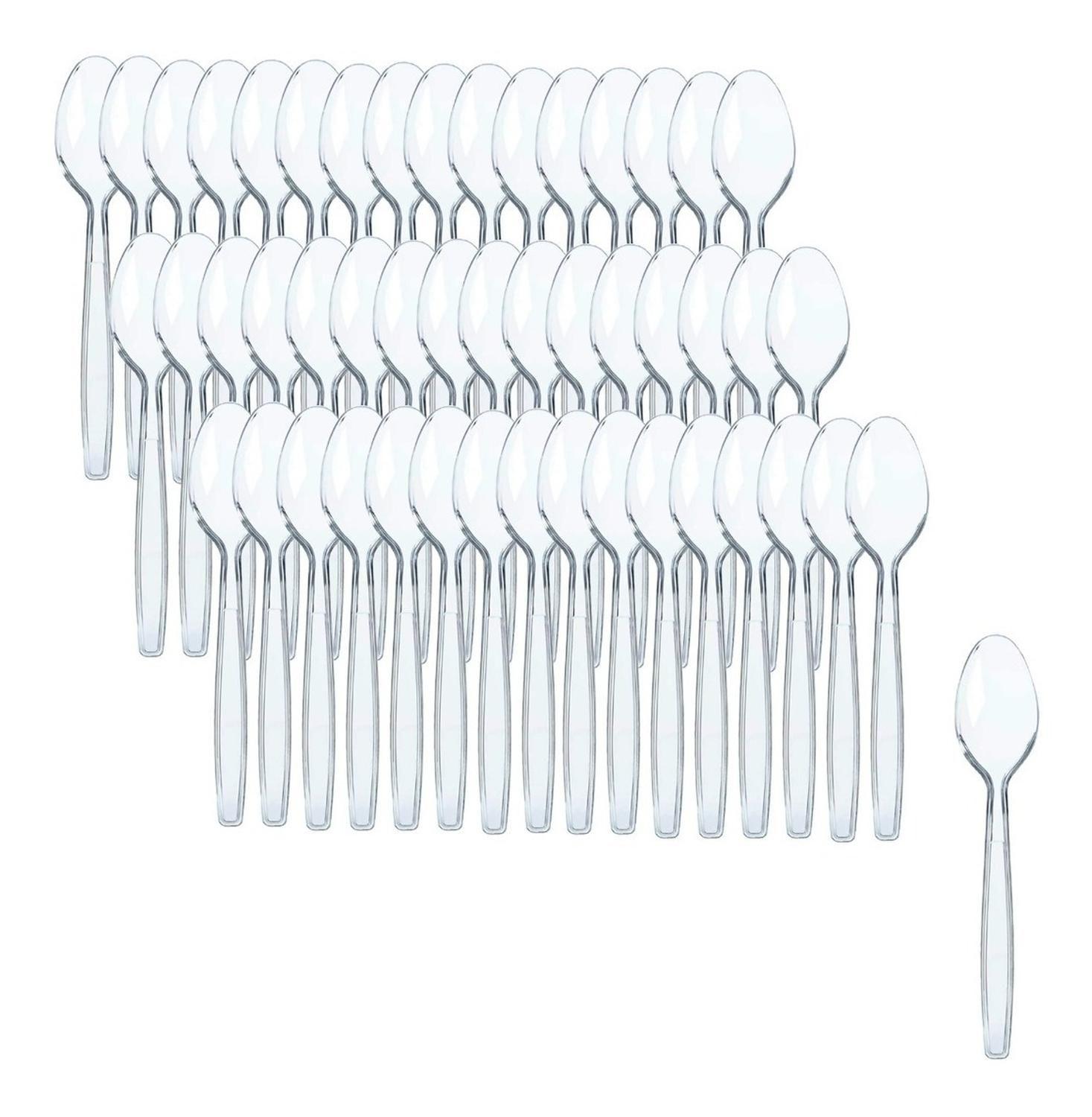 50 Cucharas Helado Cucharas Postres Cucharas Desechables-0