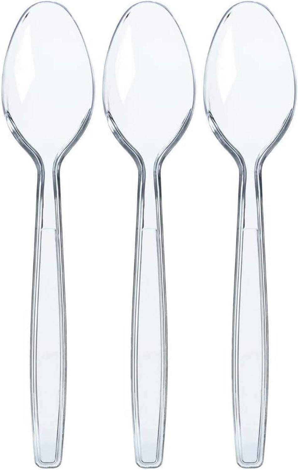 50 Cucharas Helado Cucharas Postres Cucharas Desechables-1