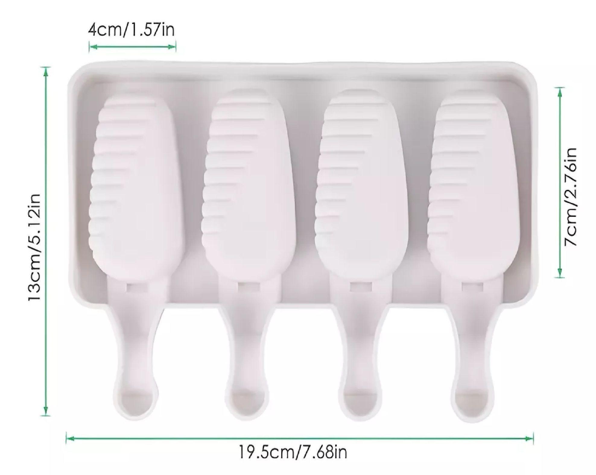 X2 Moldes De Silicona Para Helados Molde Helado Paletas 420-2