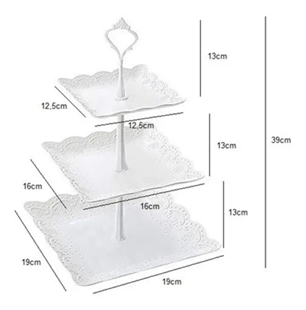 Set 2 Porta Torta Base De Torta Porta Cupcakes Porta Cupcake-2