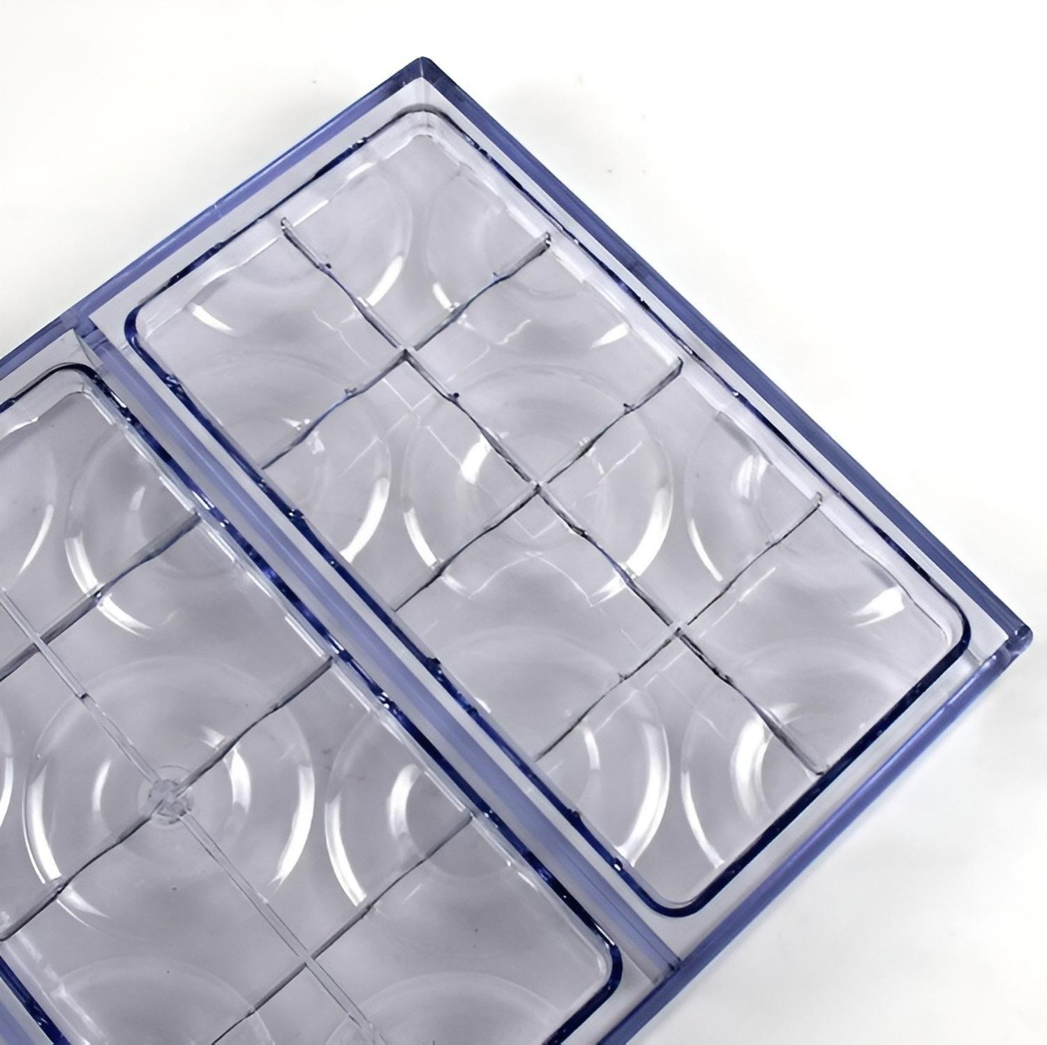 4x Moldes Chocolate Policarbonato Circulos 3 Cav Molde De Chocolate Barra De Chocolate Moldes Para C-6