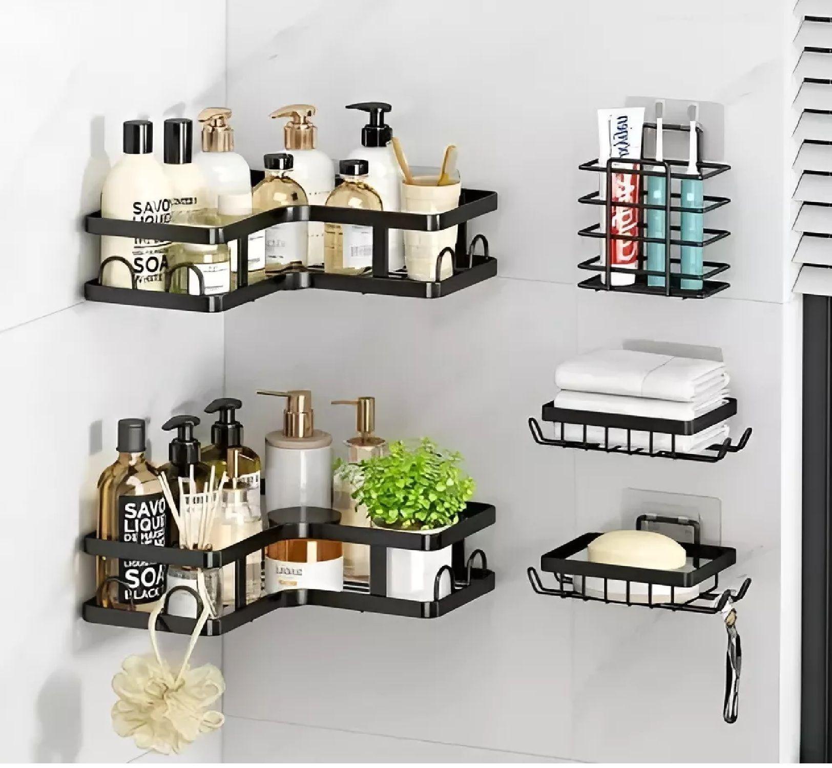 Repisa Para Ducha Estante Ducha Organizador Para Ducha 5pcs-6