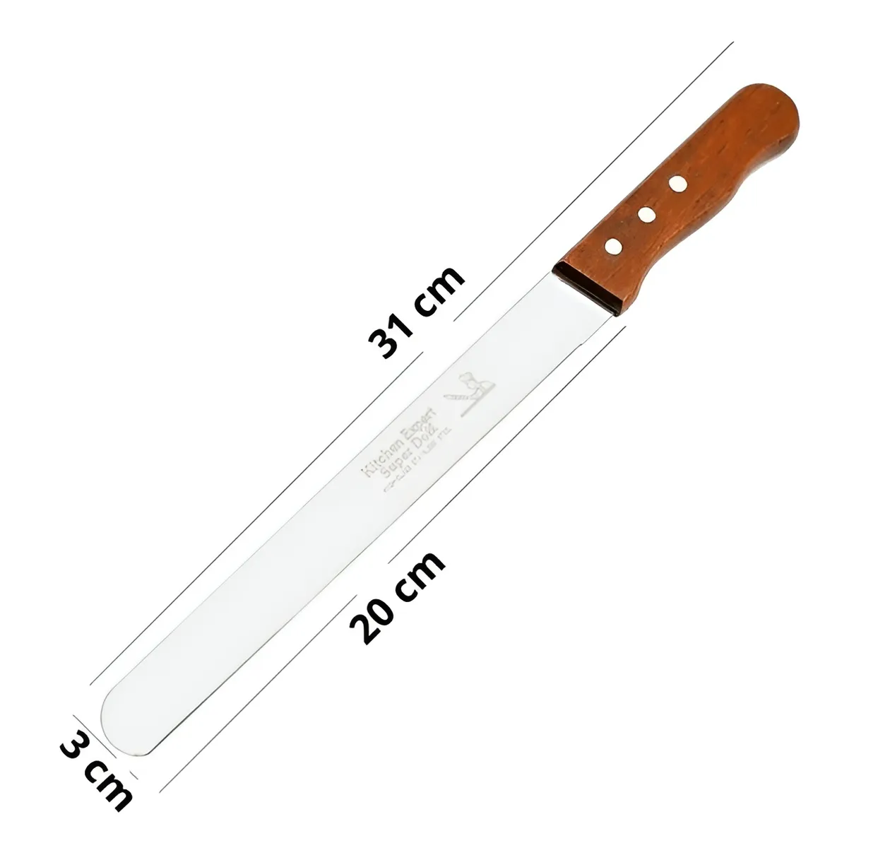 Cuchillo De Cocina Cuchillo Sierra Cuchillos Reposteria 20cm-2