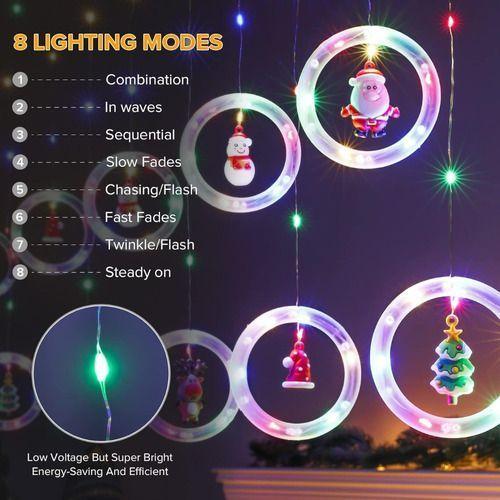 Cascada Guirnaldas Navidad Luces Guirnalda Navideñas 3011-4