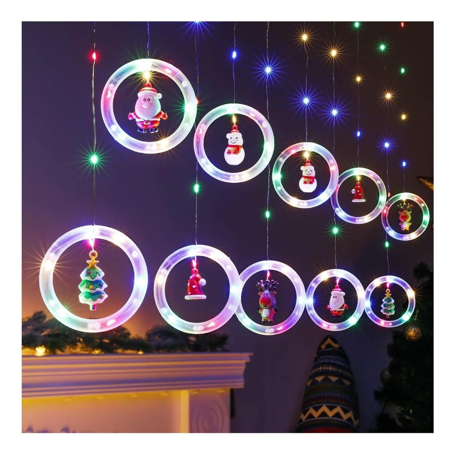 [113011] Cascada Guirnaldas Navidad Luces Guirnalda Luces Navideñas Multicolor-6