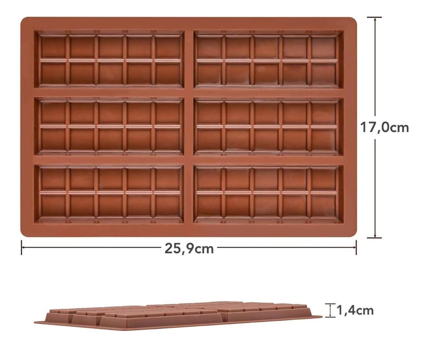 Moldes De Chocolate Moldes Barra De Chocolate Silicona 6066-1