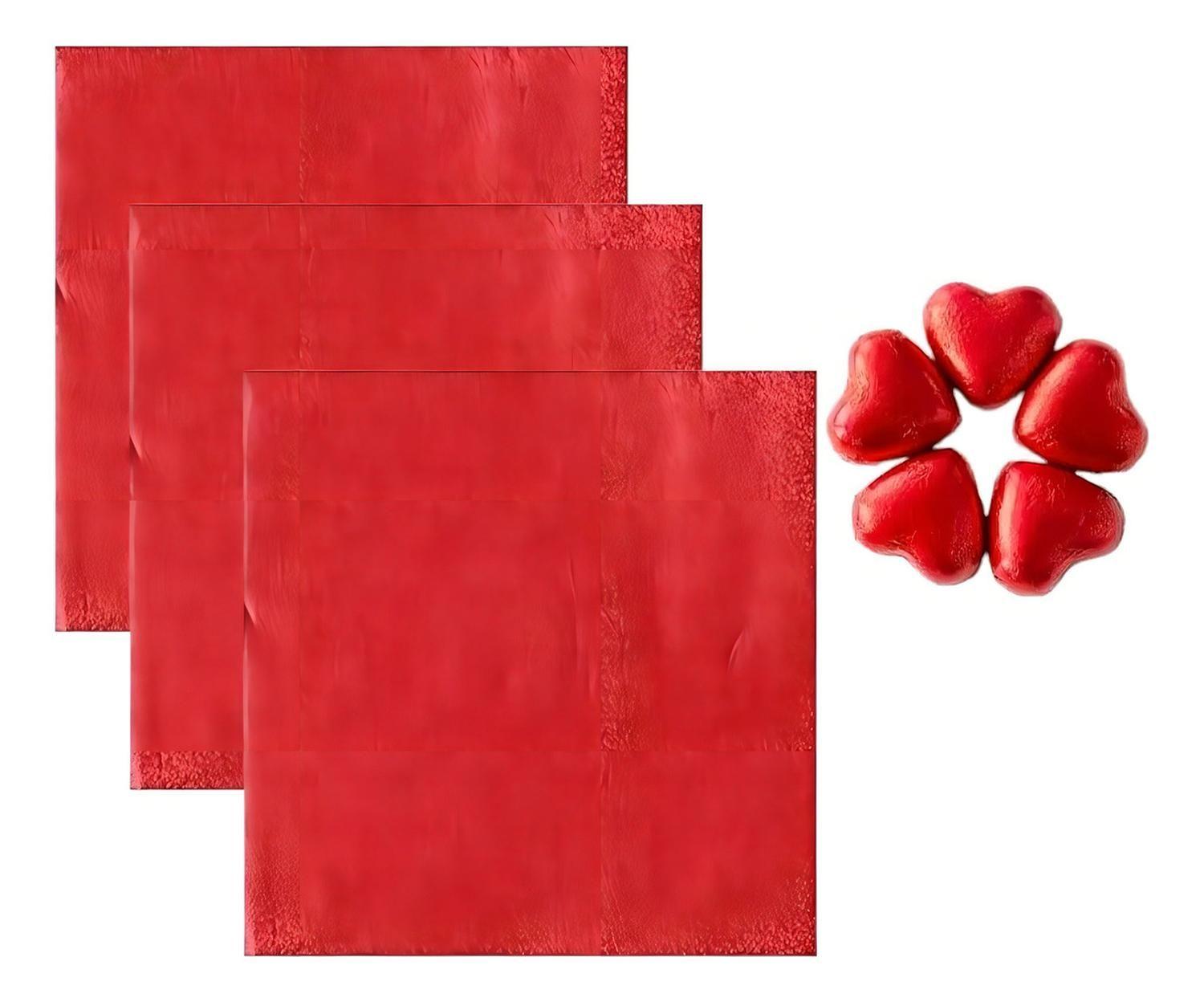 100 Envoltorios De Bombones Laminas Papel Metalizados Para Chocolates Pasteleriacl-0