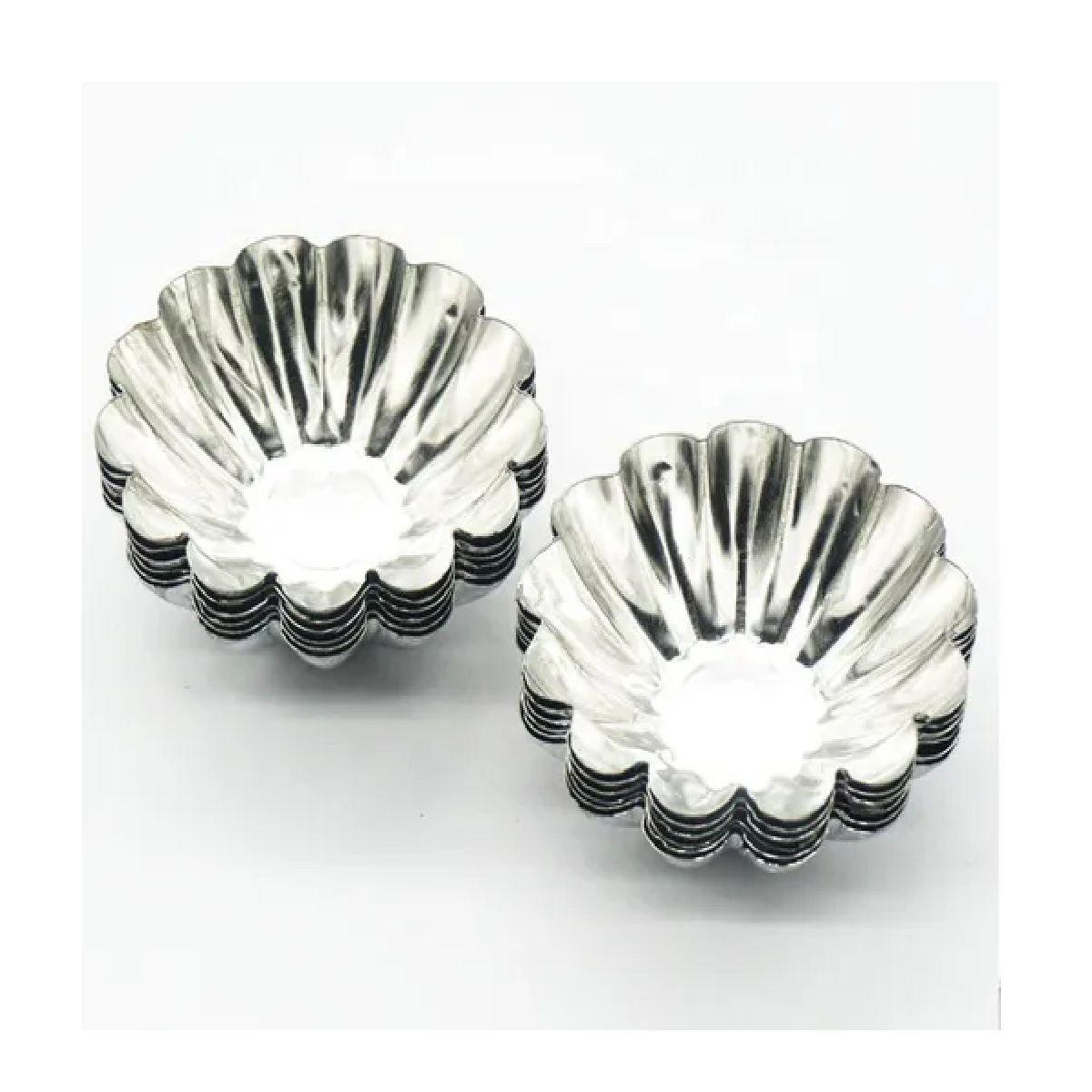 Pack X12 Molde Mini Tartaleta Tarta Moldes Aluminio 4,5cm-4