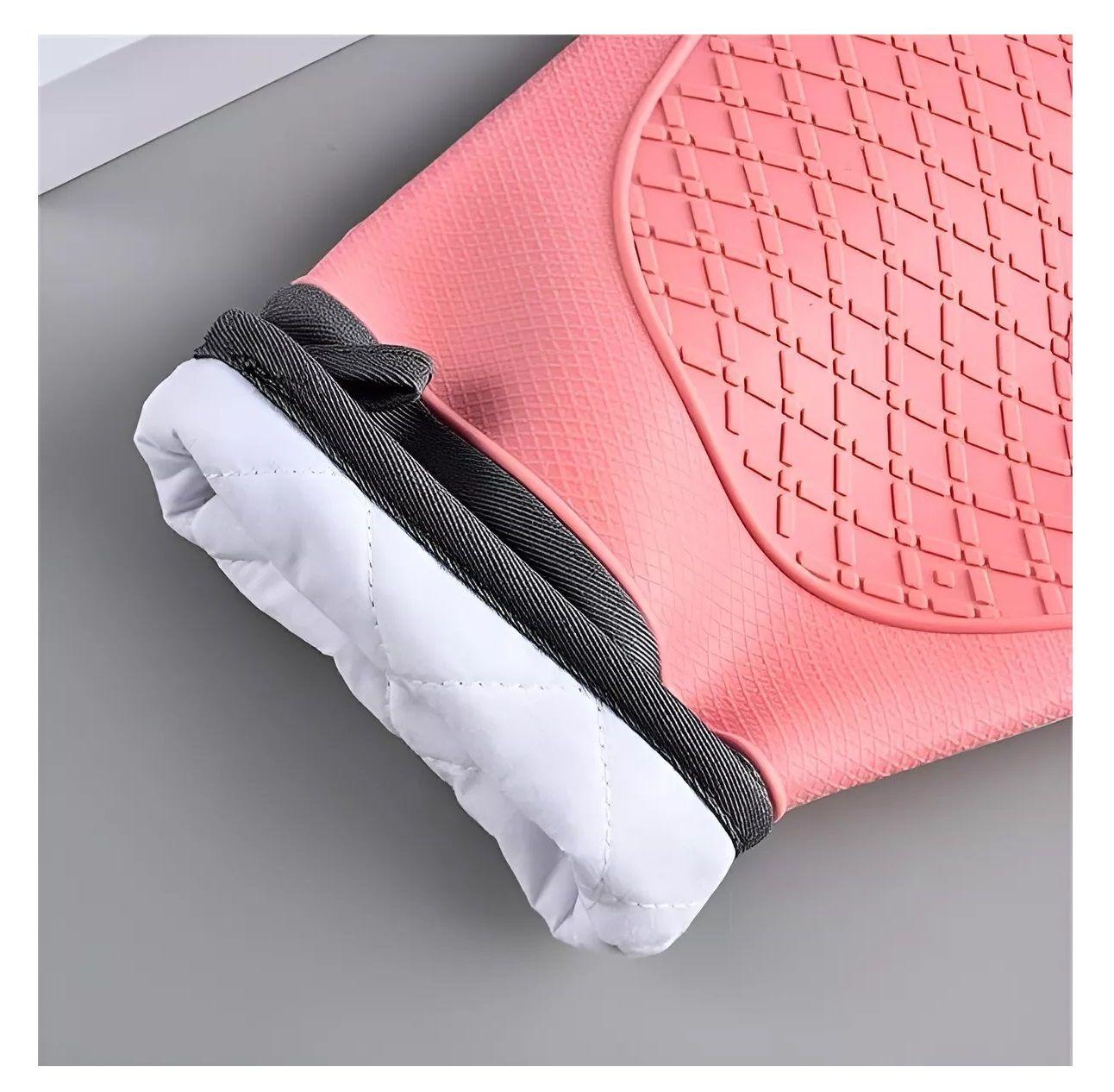 Guante Silicona Para Horno Toma Olla Guantes Cocina 27 Cm Rosa-4