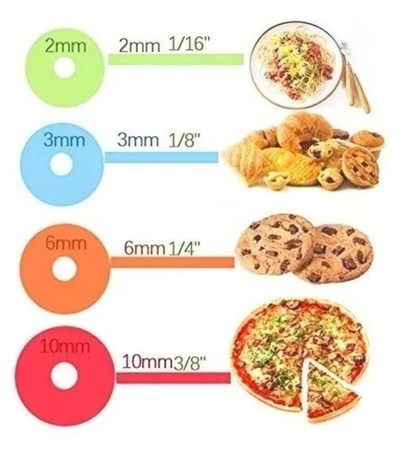 Pack 2 Uslero Acero Inoxidable Uslero Ajustable Fondant 45cm Plateado X2 Uslero Ajustable 45cm-4