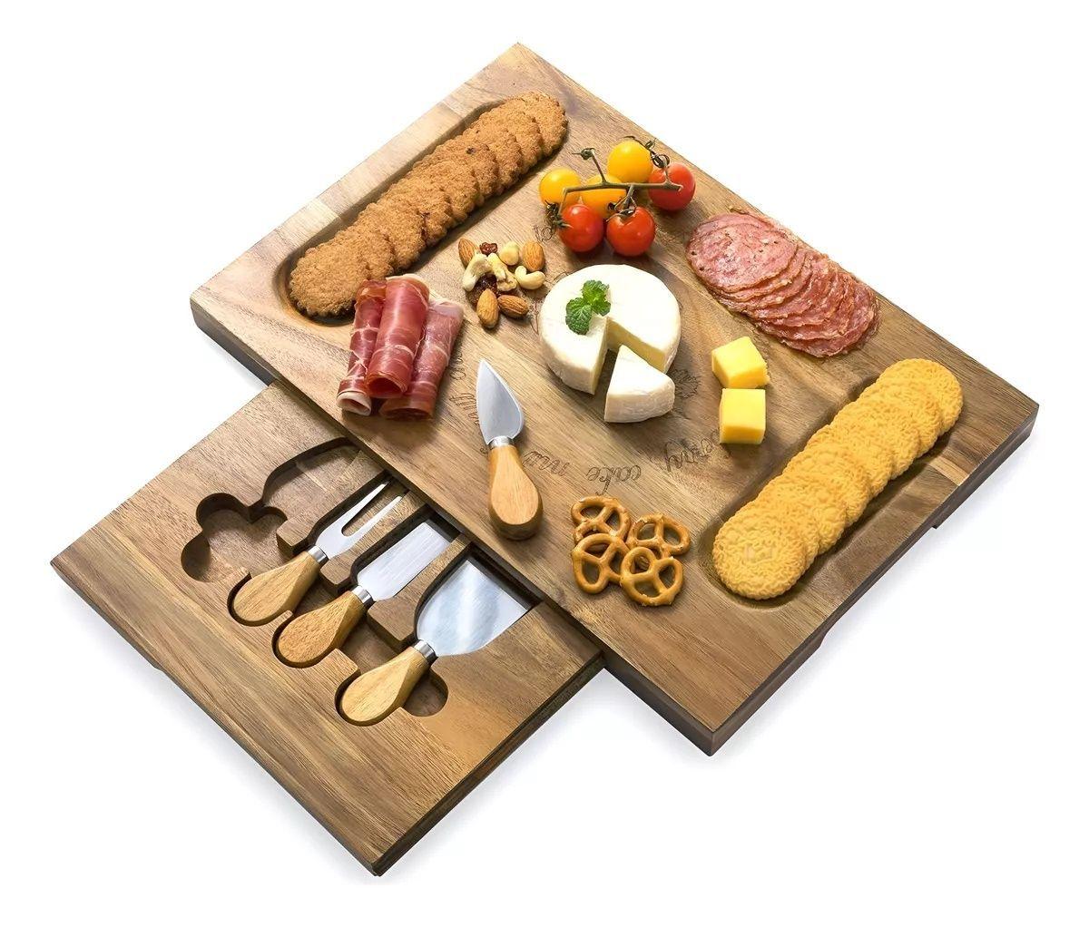 Tabla Rustica Tablas Para Queso Madera 41cm-0