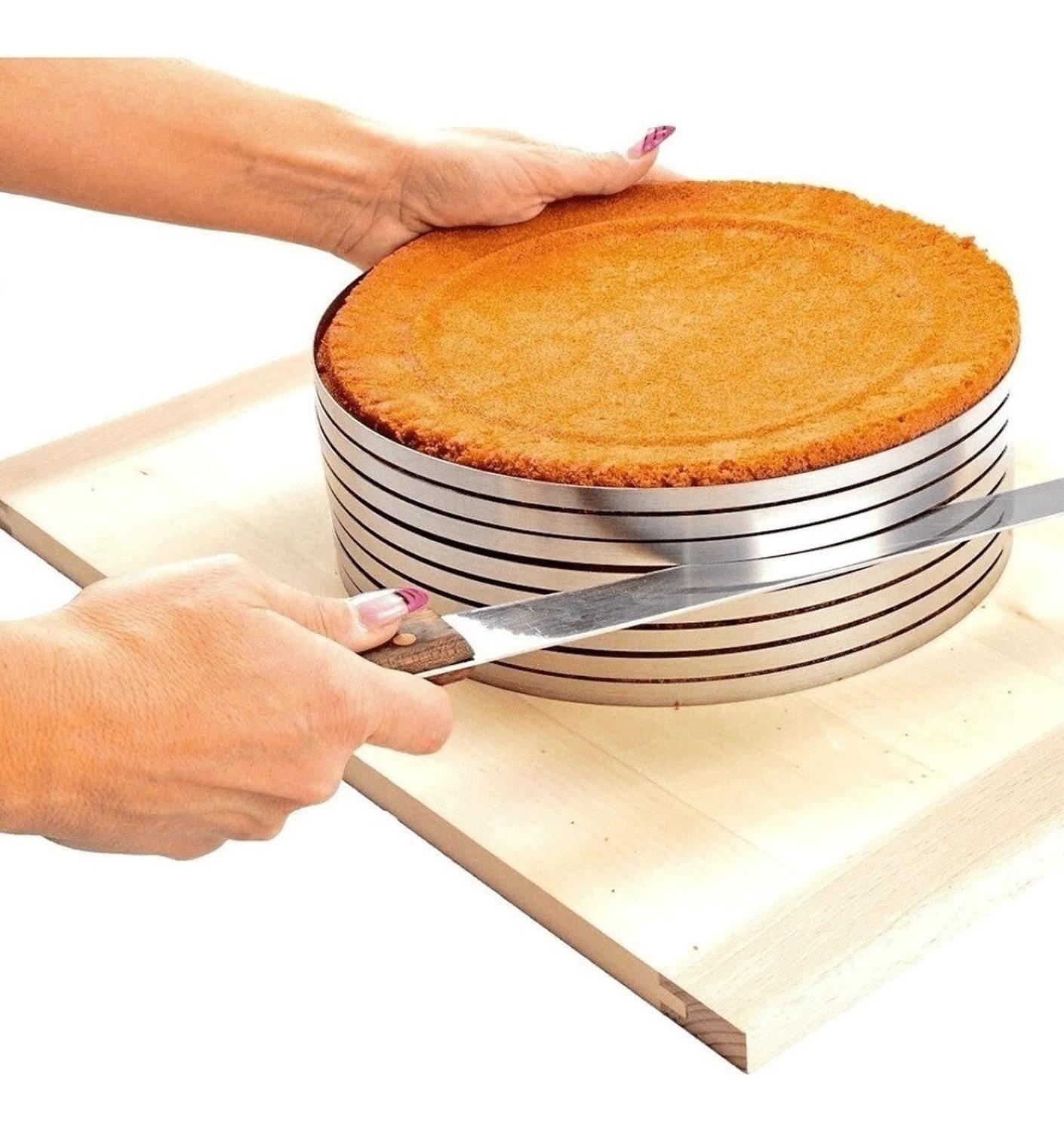 Cortador De Bizcocho Cortador De Torta 30cm + 1 Cuchillo-2