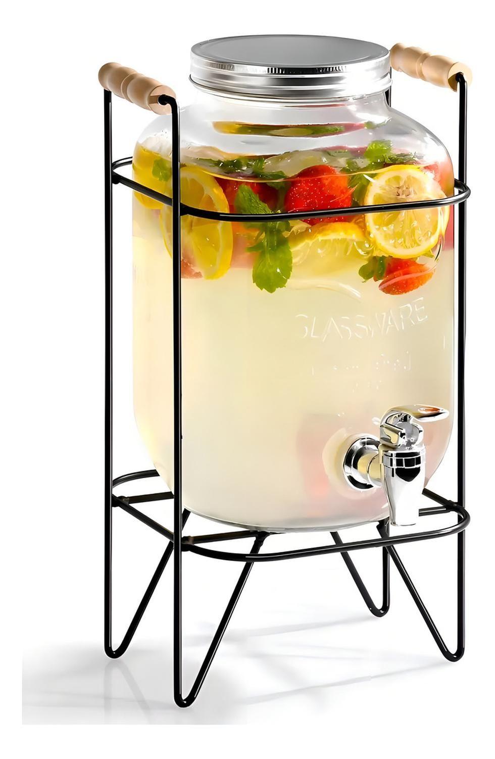 Dispensador De Bebidas Con Atril Dispensadores De Jugos 8l-0