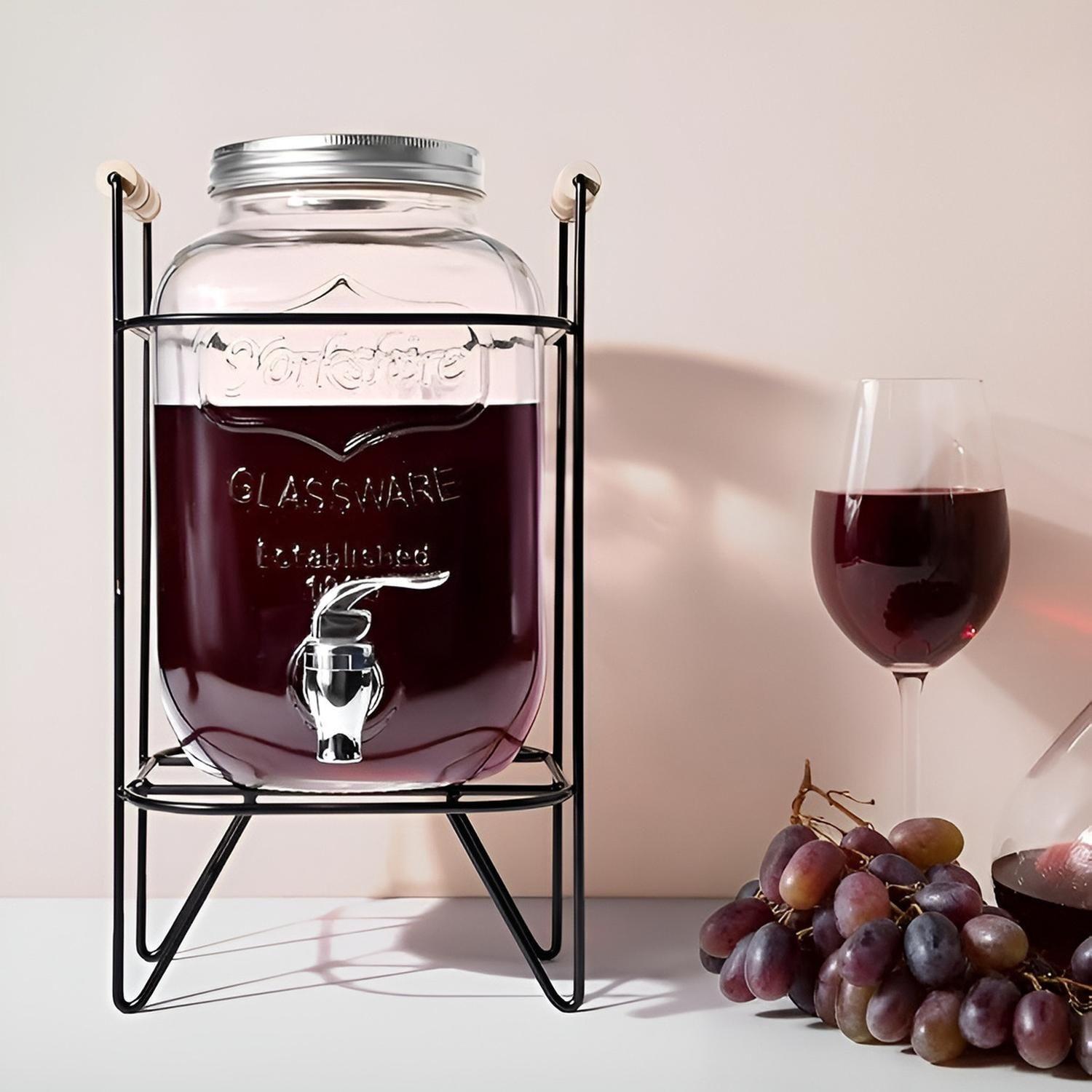 Dispensador De Bebidas Con Atril Dispensadores De Jugos 8l-5