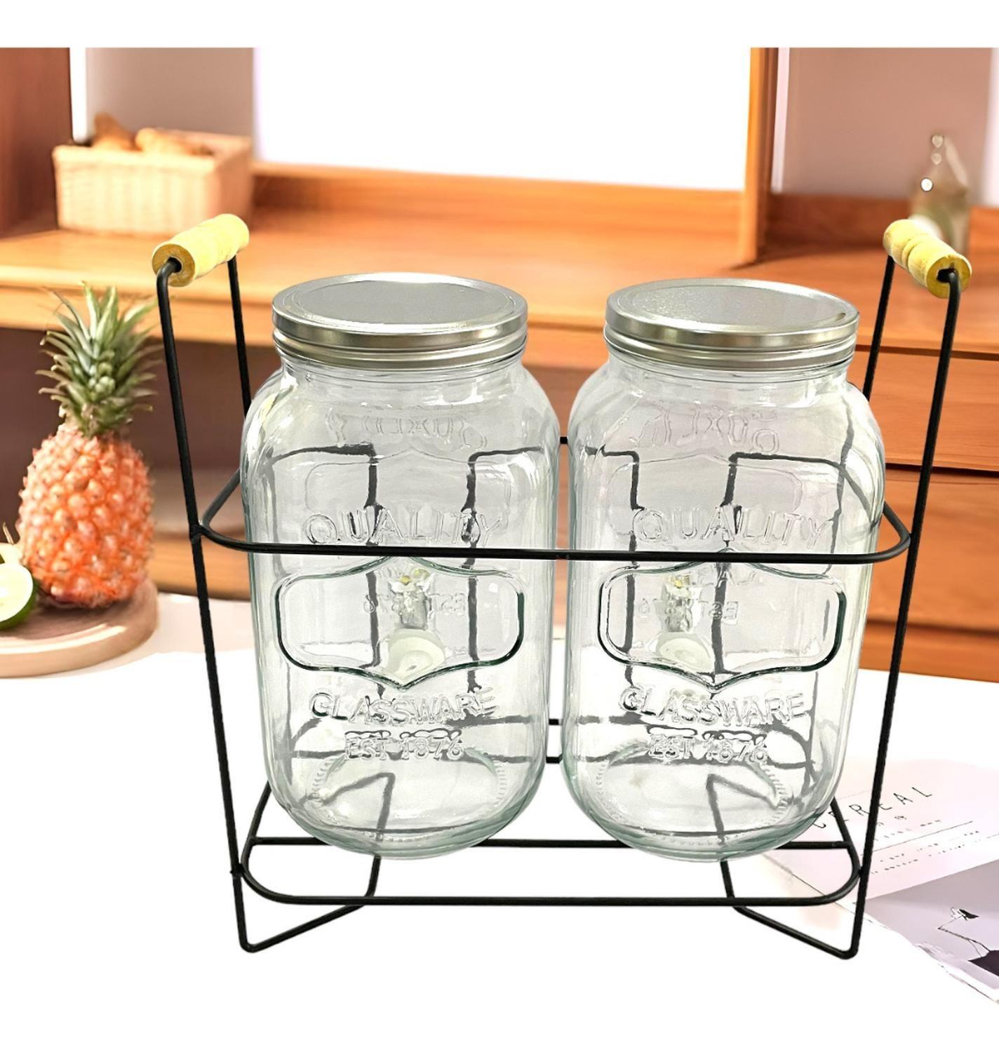 Dispensador De Bebidas Con Atril Dispensadores Dobles 3.8l-9