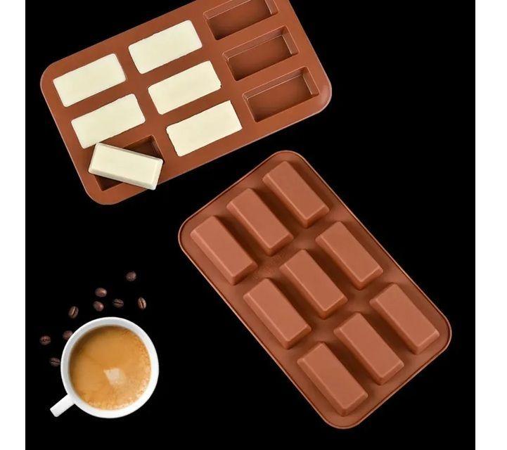  X4 Moldes Silicona Chocolate Molde De Silicona Barra Cereal Moldes Silicona Barra Chocolate Molde-5
