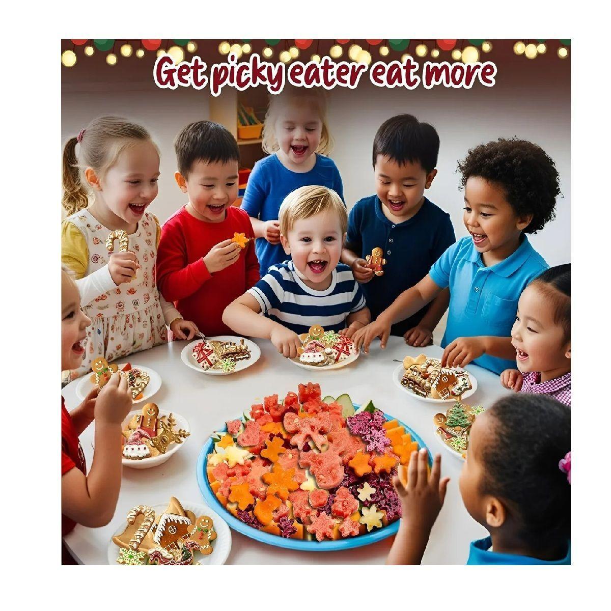 Pack X15 Moldes Para Galletas Navideñas Cortadores Galletas-3
