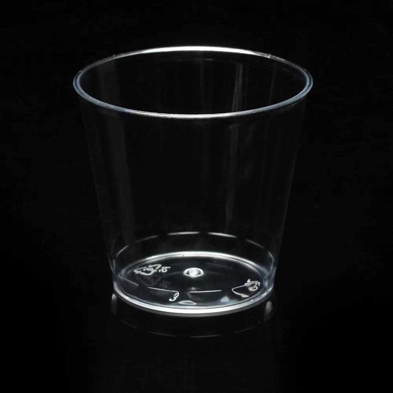 50 Vasos Desechables Vaso Plastico Vasos Acrilicos 210ml/7oz Transparente-3
