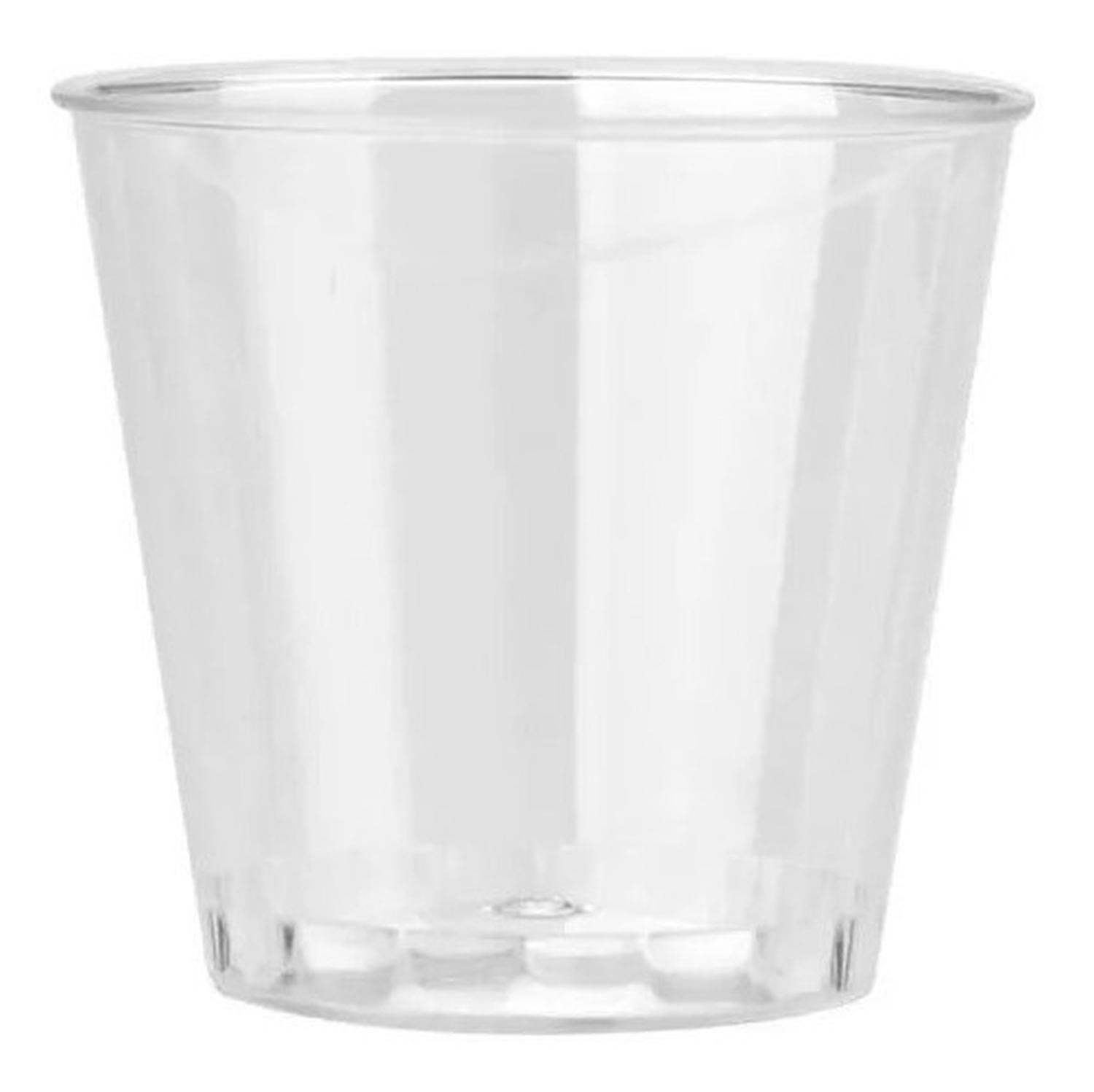 50 Vasos Desechables Vaso Plastico Vasos Acrilicos 210ml/7oz Transparente-4