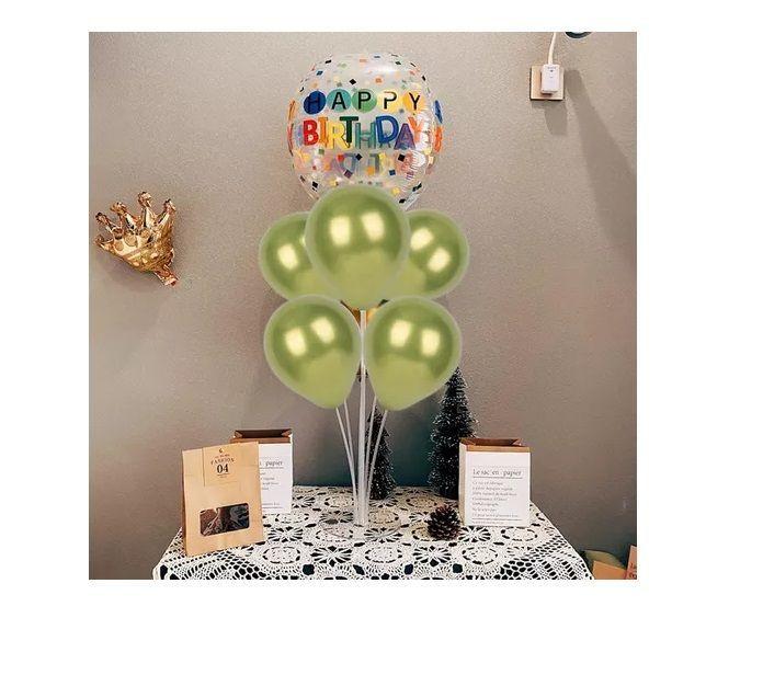 25 Set De Cumpleaños Globos Cromados Globos Cumpleaños 25cm 3615-6