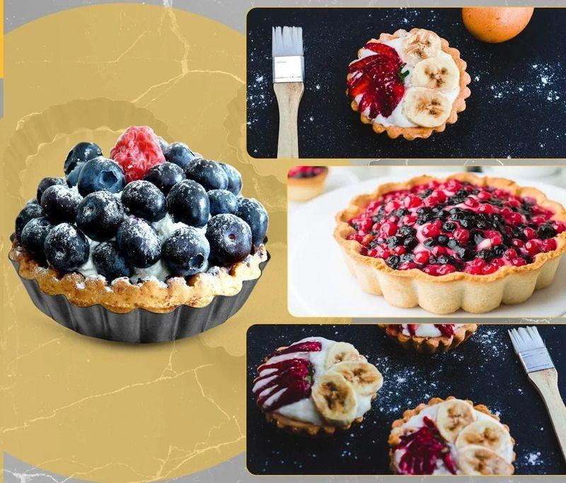 Pack 24 Moldes Tartaleta Desmontable Tarta Individual-4