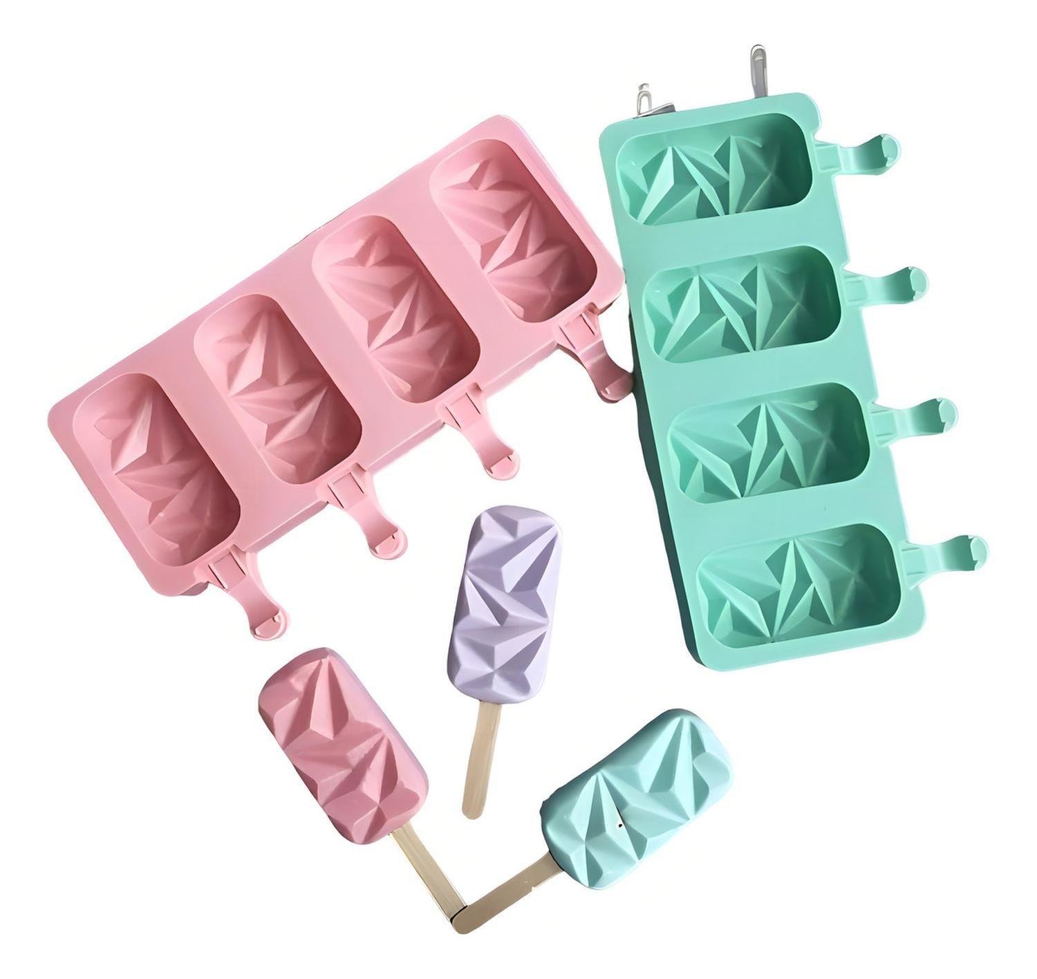 Pack X2 Molde Para Helados Paletas Molde Helado Silicona 499 Moldes Para Helados Molde Helado Molde-0
