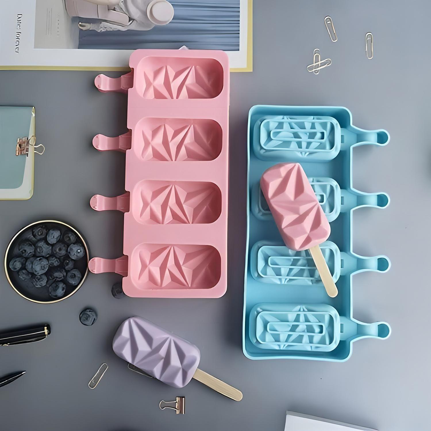 Pack X2 Molde Para Helados Paletas Molde Helado Silicona 499 Moldes Para Helados Molde Helado Molde-4