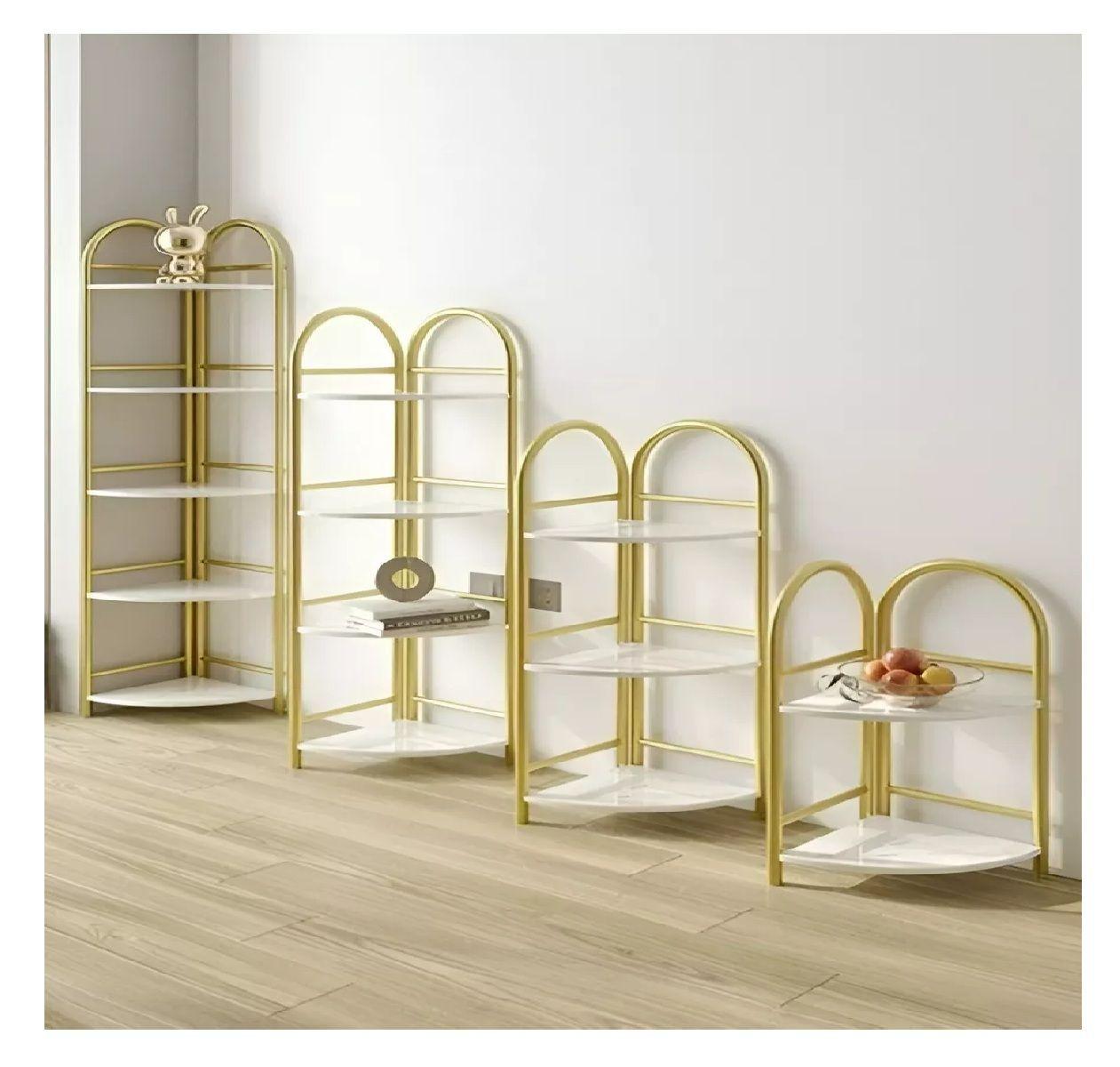 Estanteria Metalica Esquinero Dormitorio Repisas Madera 3niv-2