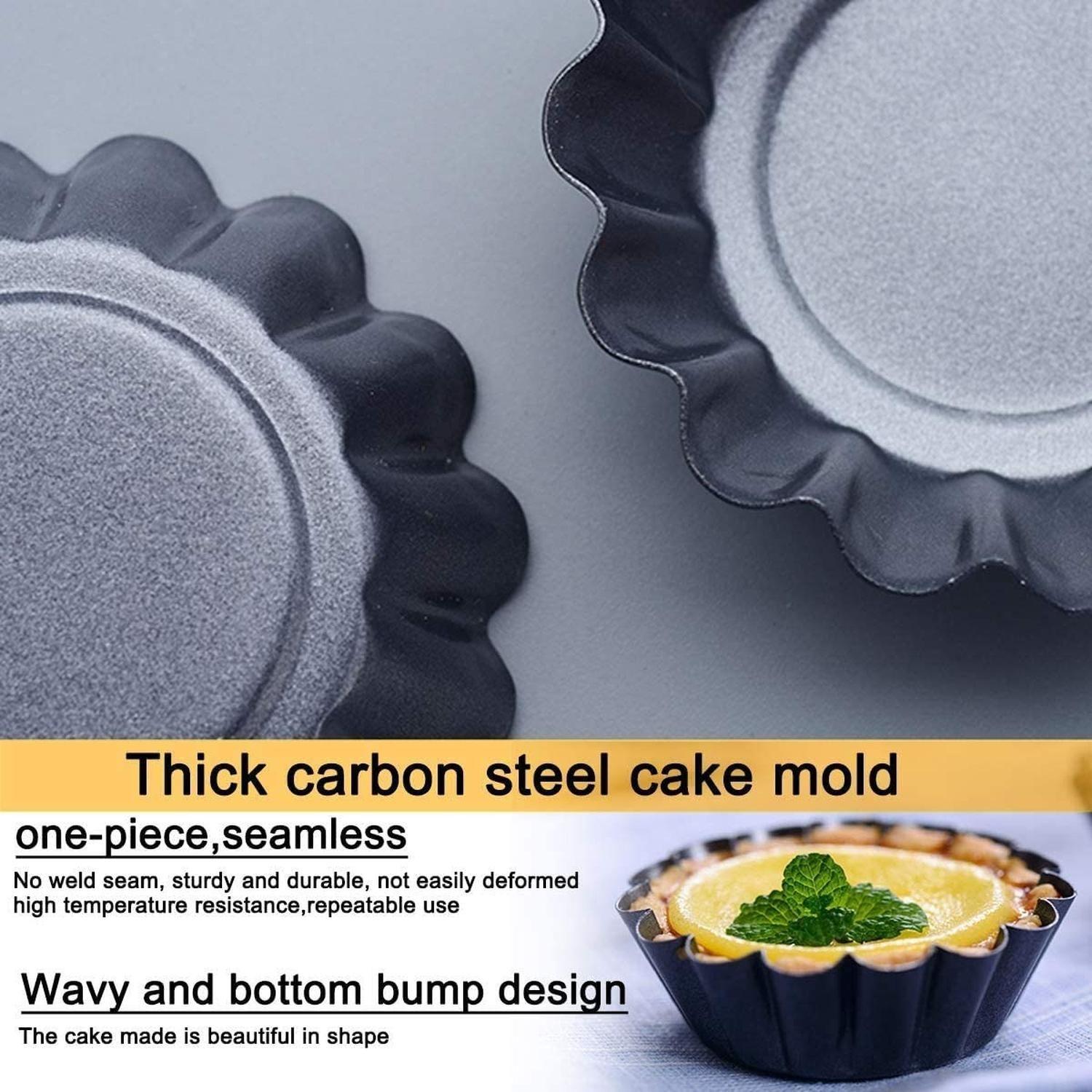 Pack 24 Molde Mini Tartaleta Tarta Moldes Para Reposteria-9