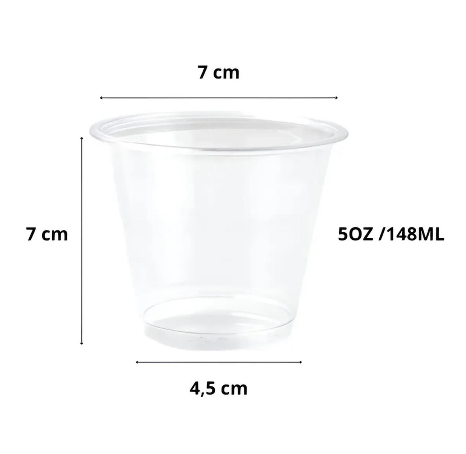 150 Vasos Plasticos Vasos Desechables Vaso Pequeño 5oz 148ml-2