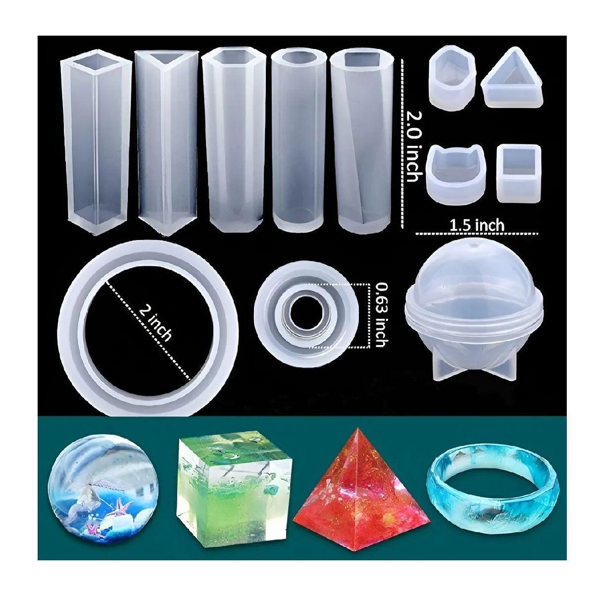 Moldes Para Resina Epoxica Kit Resina Molde Para Resina 115p-6