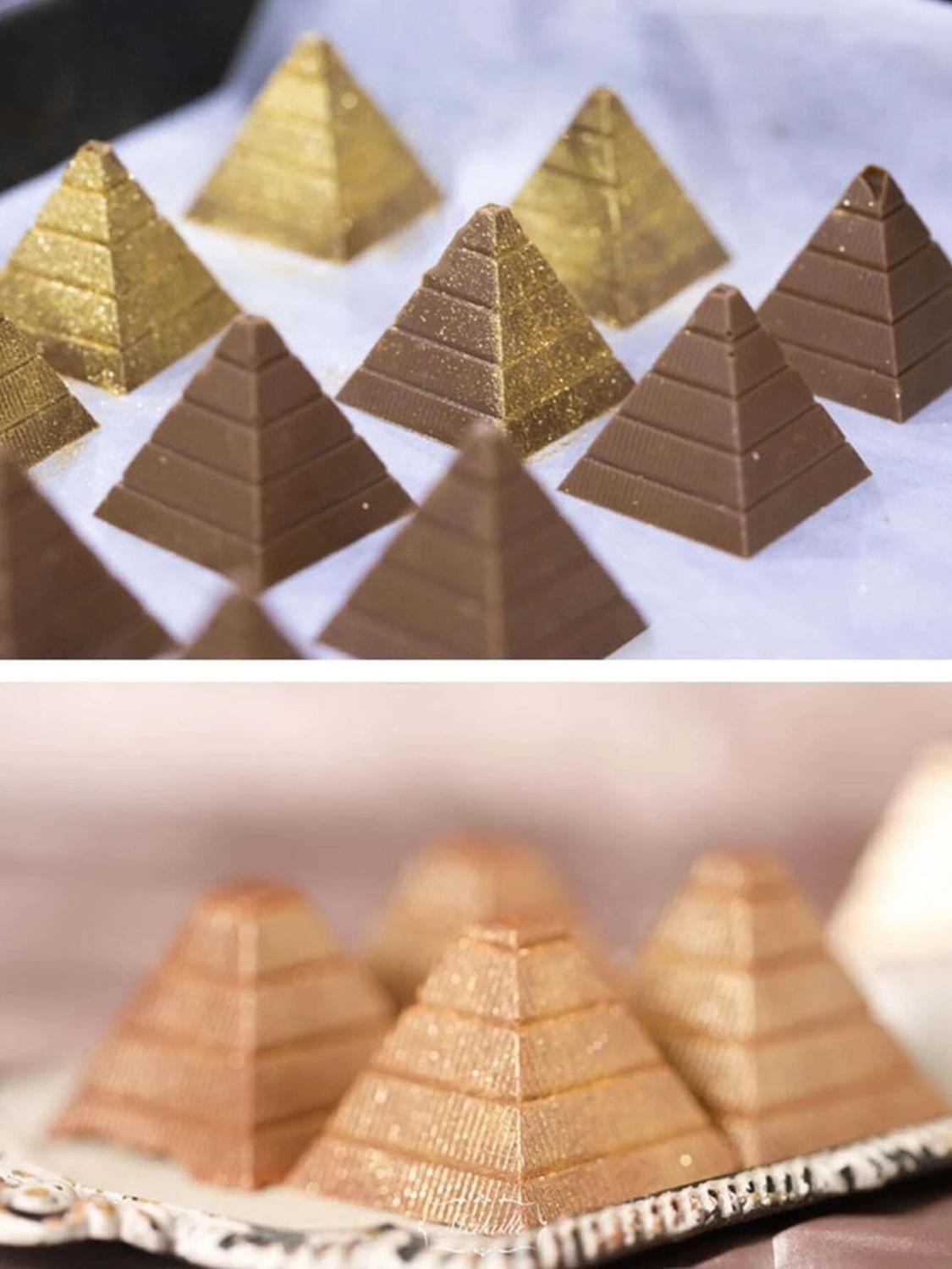 Moldes De Chocolate Molde Policarbonato Piramide-1