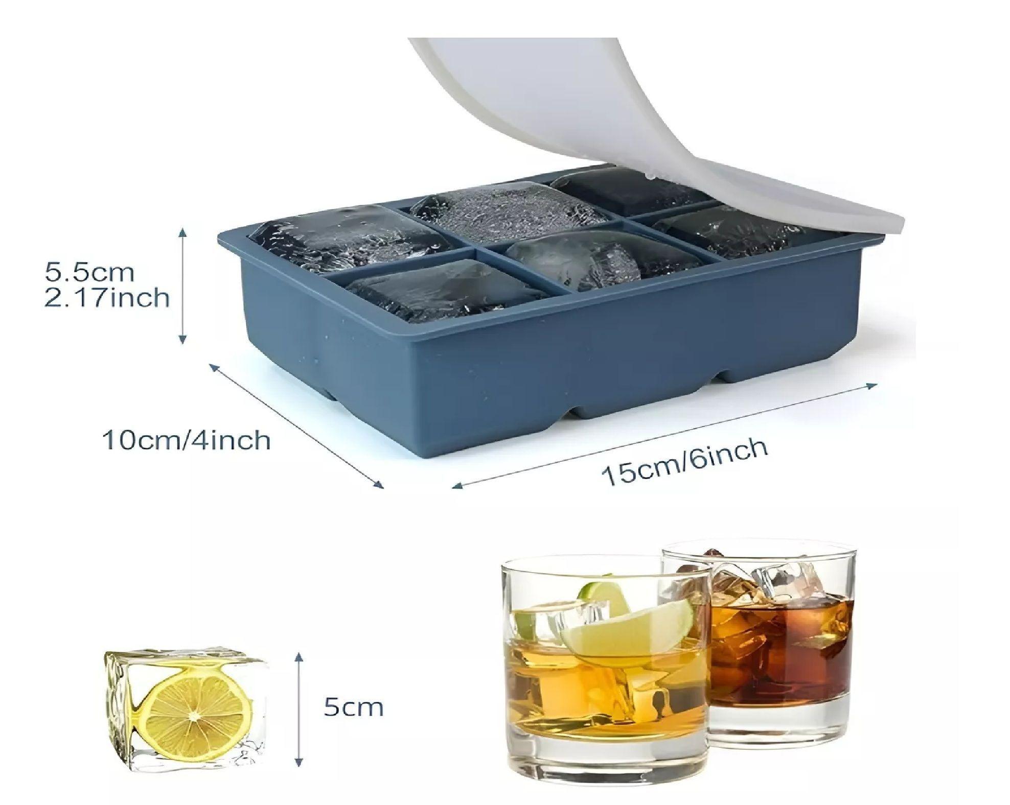 Pack X4 Cubetas De Hielo Cubetera Hielo Cubetas C/tapa 6cav-2