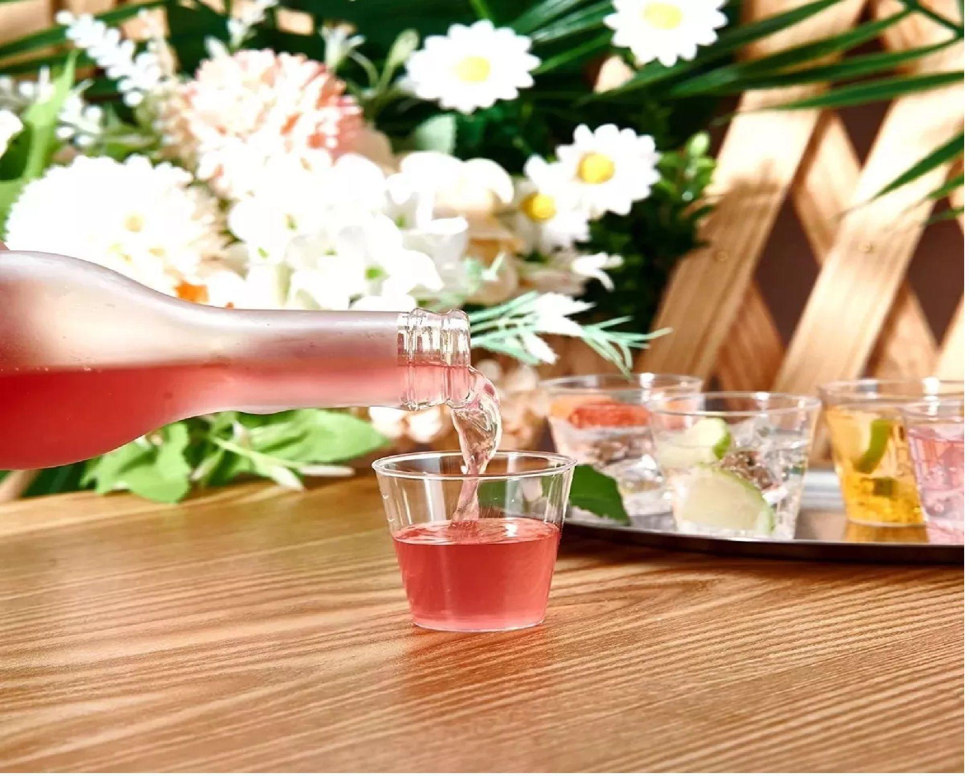 100 Set Vasos Desechables Vasos Reutilizables Vasos Cerveceros Vasos Acrilicos Vaso De Postres 102ml-6