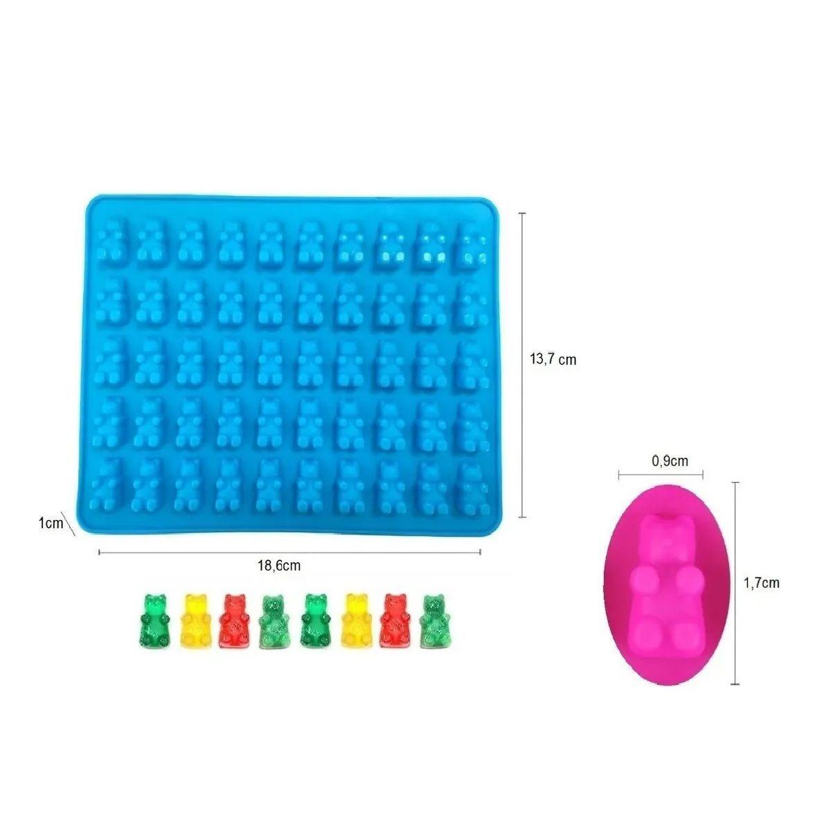 Molde De Silicona Ositos Moldes Silicona Reposteria 50 Osito-2