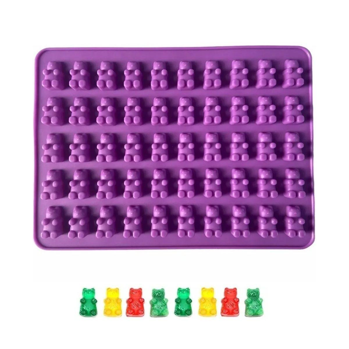 Molde De Silicona Ositos Moldes Silicona Reposteria 50 Osito-4