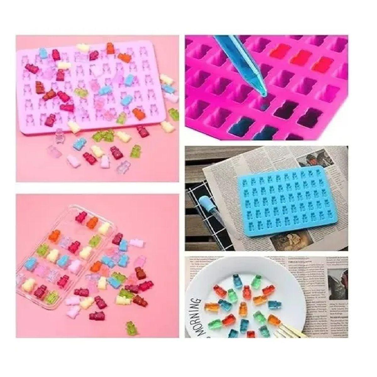 Molde De Silicona Ositos Moldes Silicona Reposteria 50 Osito-6