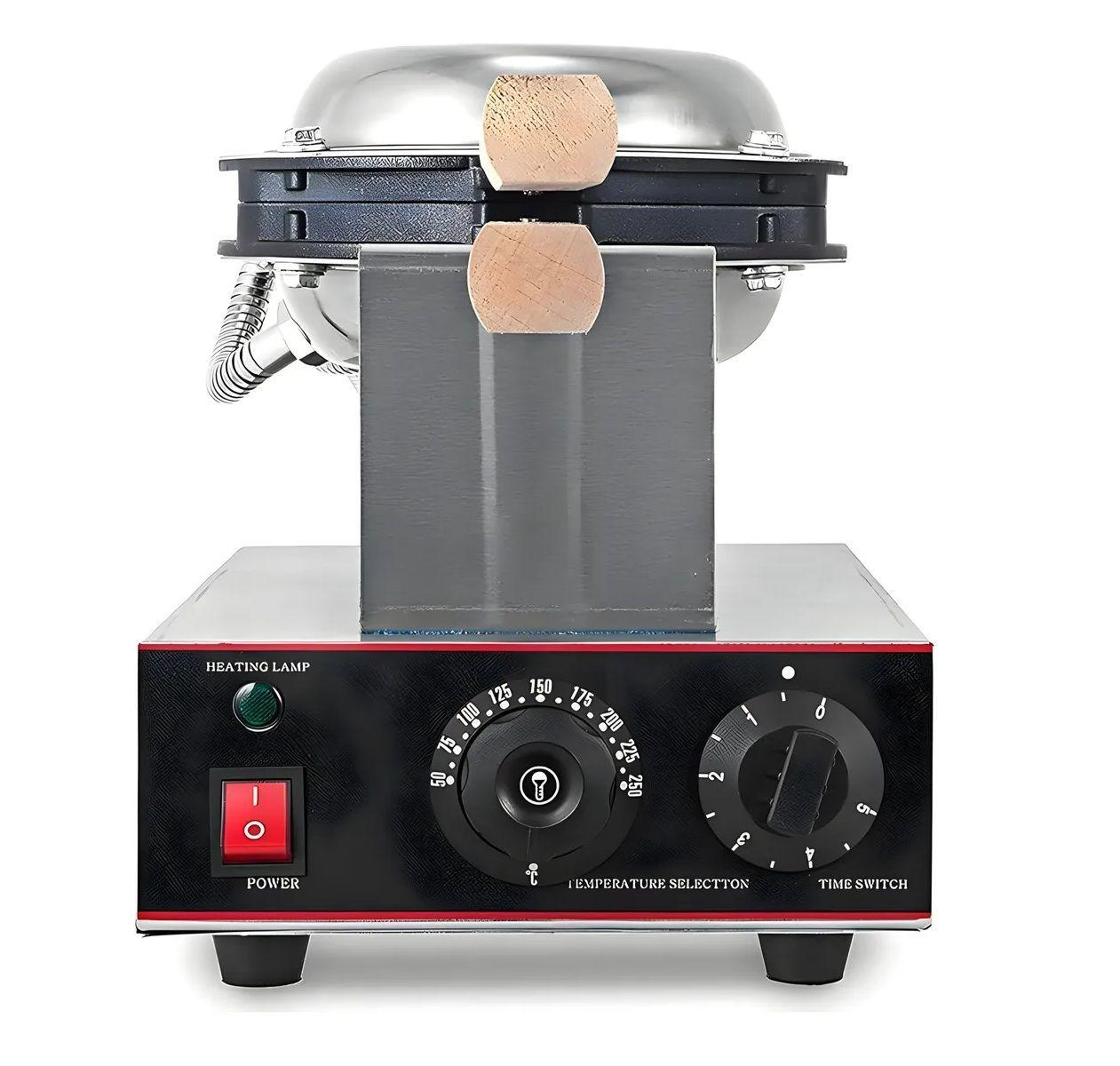 Maquina Para Waffles Wafleras Con Formas Waffle Burbuja-2