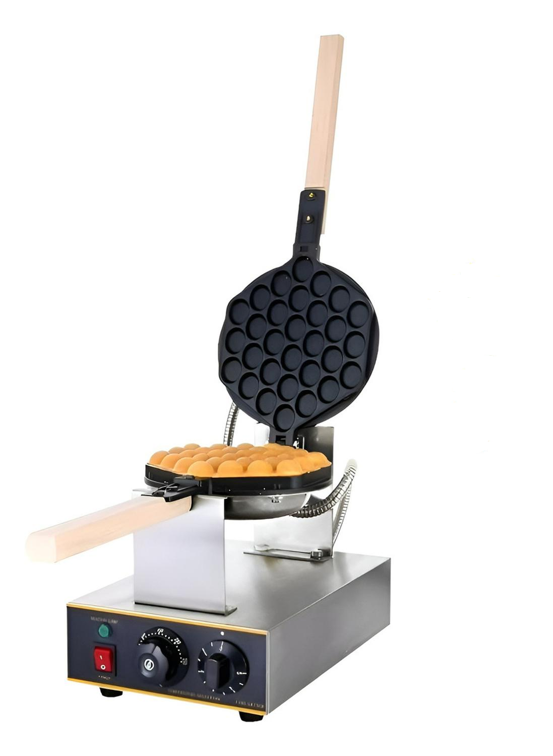 Maquina Para Waffles Wafleras Con Formas Waffle Burbuja-0