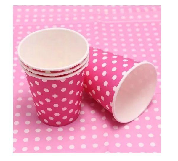 Pack X10 Vasos Desechables Cumpleaños fucsia-4