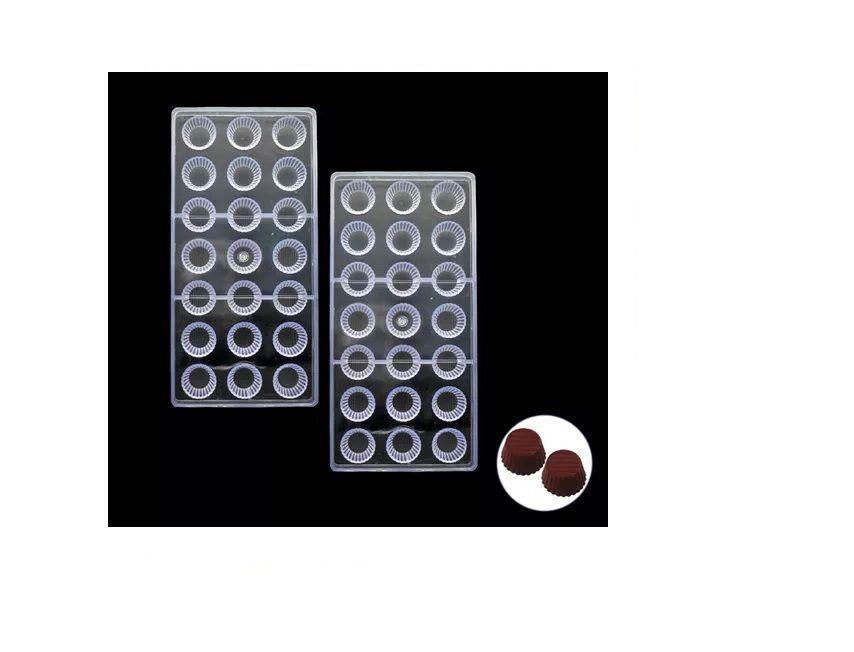 Pack X2 Moldes Chocolate Moldes De Policarbonato C-3