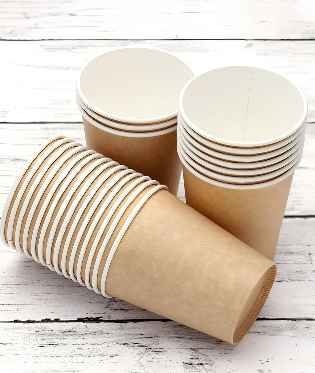 X150 Vaso Kraft Vasos Cafe Vaso Polipapel Liso C/tapa 8oz Vasos Termicos Desechables Vaso Café Vasos-4