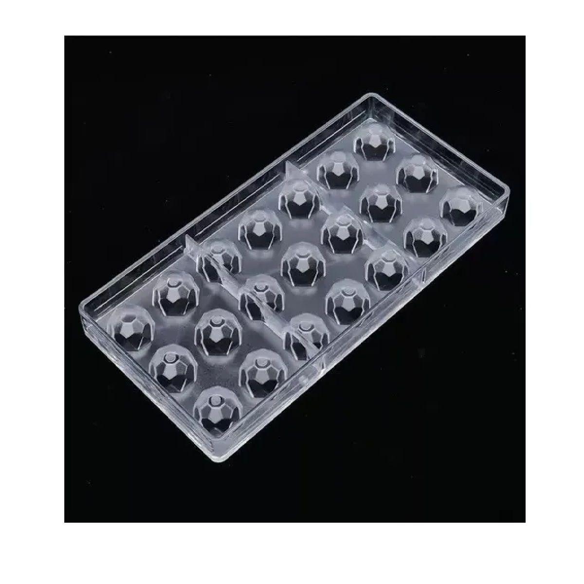 Moldes Chocolate Moldes De Chocolate Policarbonato Diamante Color Transparente-6