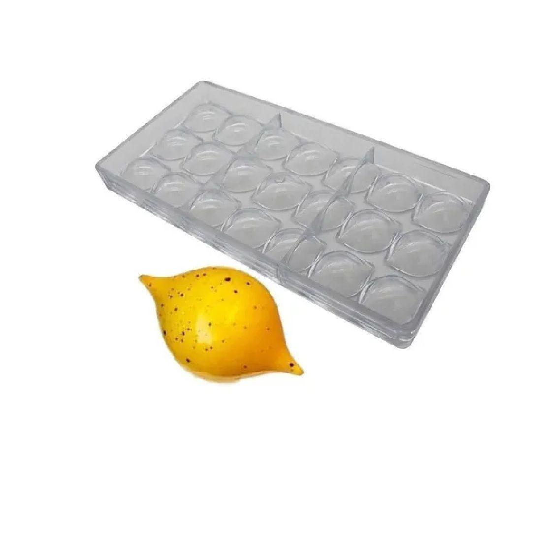 Molde Policarbonato Forma De Limón Chocolate Moldes De Chocolate Policarbonato Limones Moldes-5