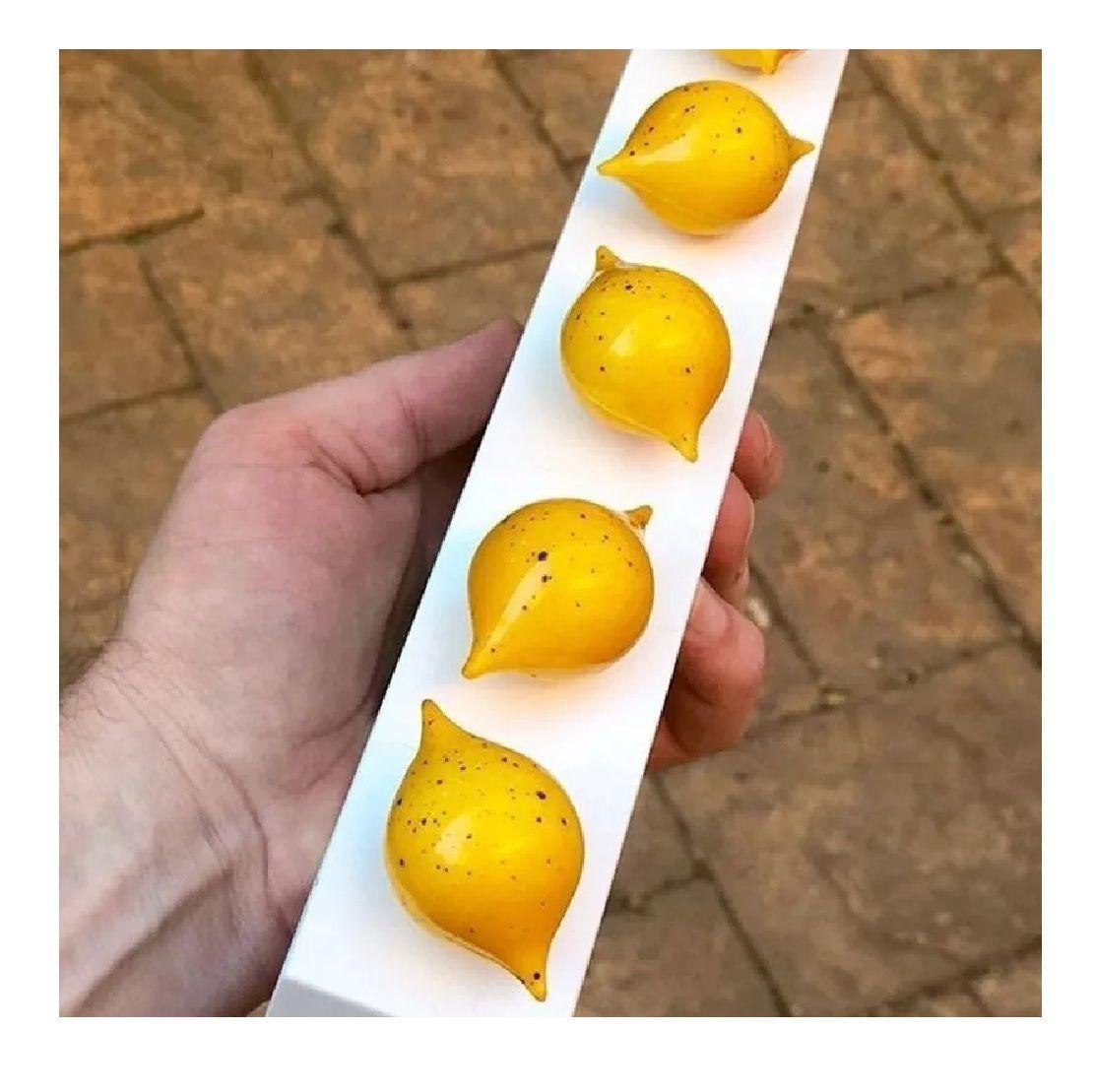 Molde Policarbonato Forma De Limón Chocolate Moldes De Chocolate Policarbonato Limones Moldes-6