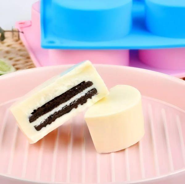 Molde De Silicona Cheesecake Molde Jabon Molde 6cavid Redond Color Multicolor-6