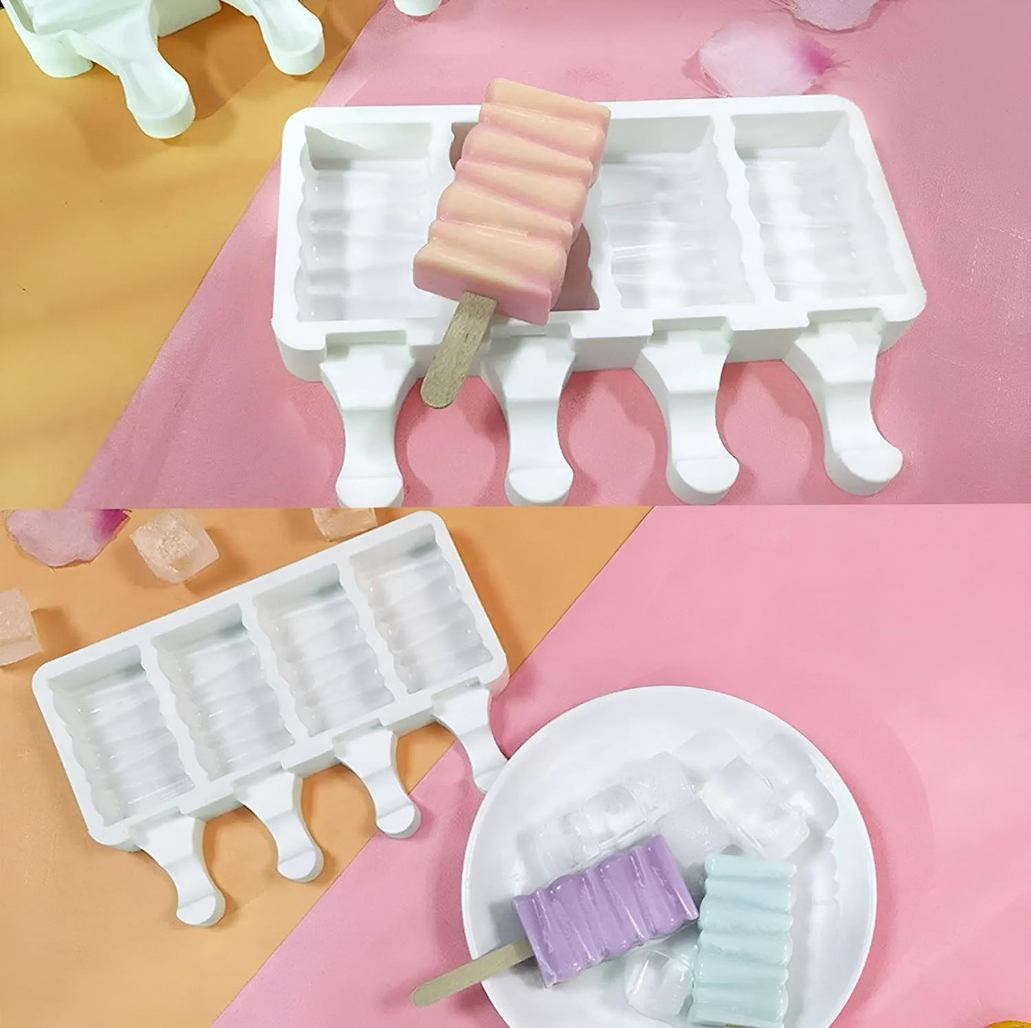 Set X4 Moldes De Silicona Para Helados Molde Helado Pale419 Molde Helado Moldes Para Helados Molde S-7