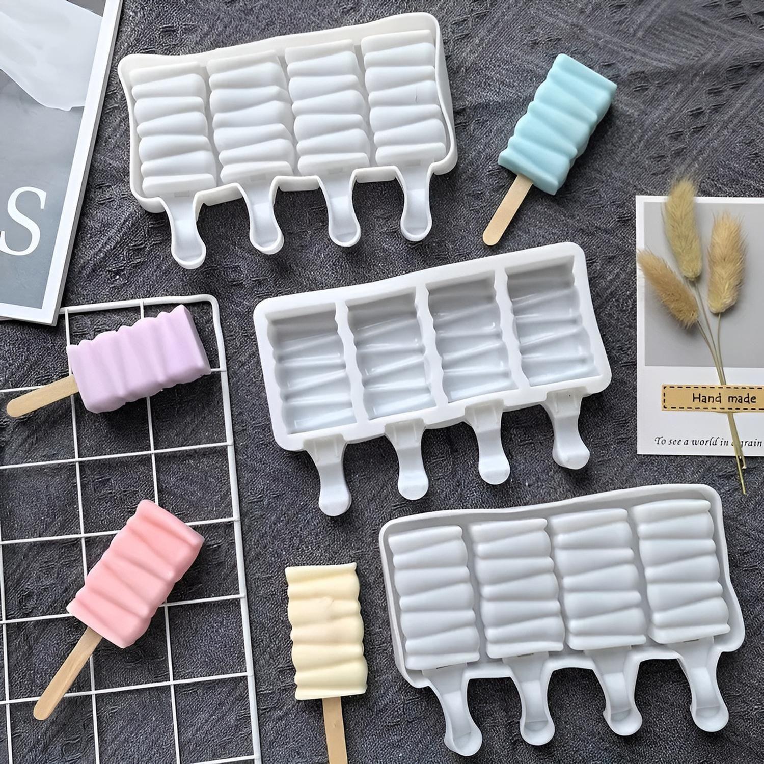 Set X4 Moldes De Silicona Para Helados Molde Helado Pale419 Molde Helado Moldes Para Helados Molde S-8