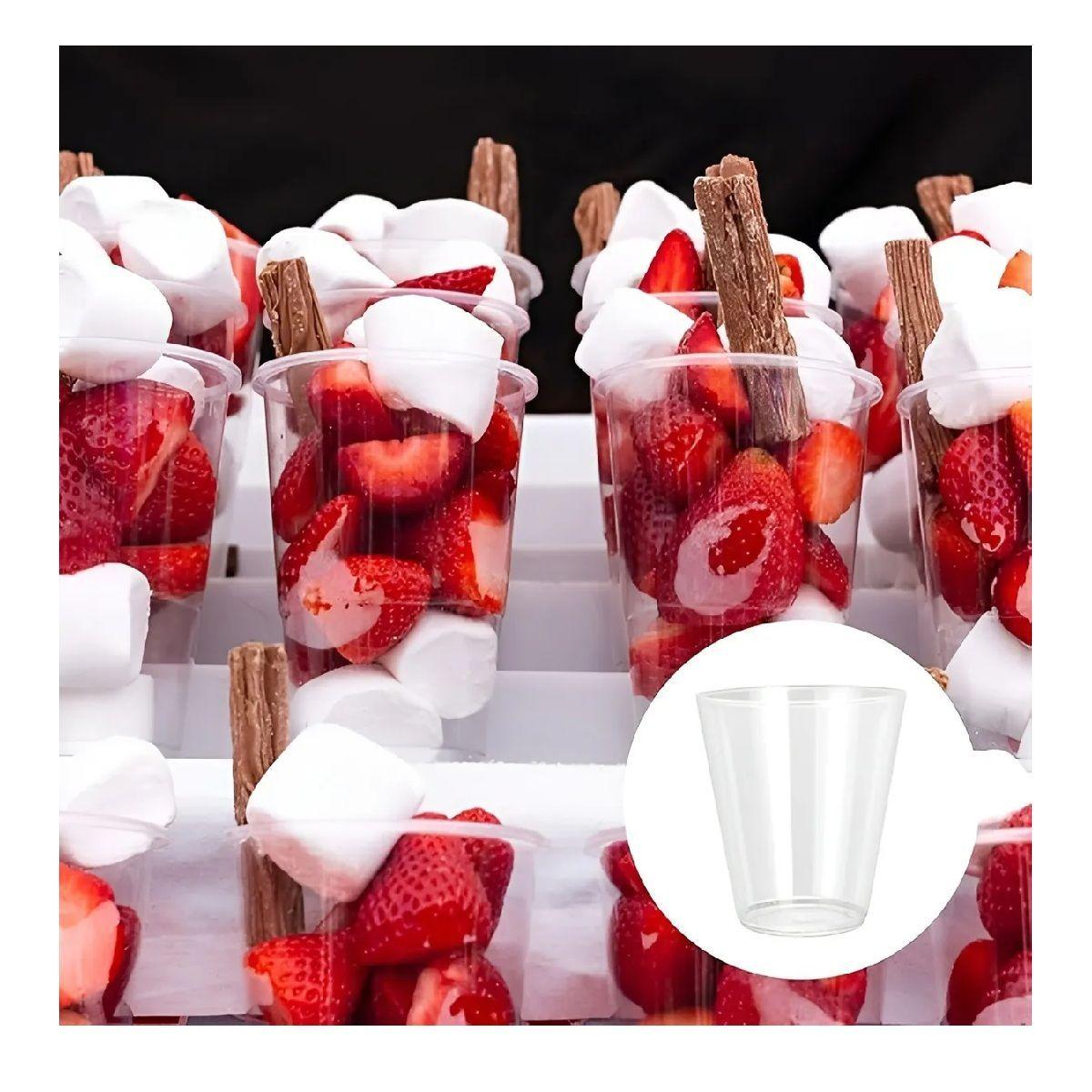 100 Vasos Acrilicos Postres Vasos Plasticos Vasos Postre 3oz-2