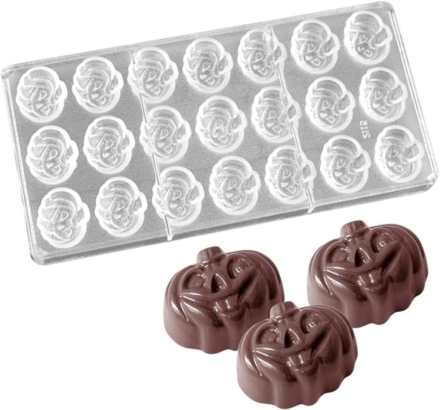 Molde Chocolate Molde De Chocolate Halloween Calabaza-0